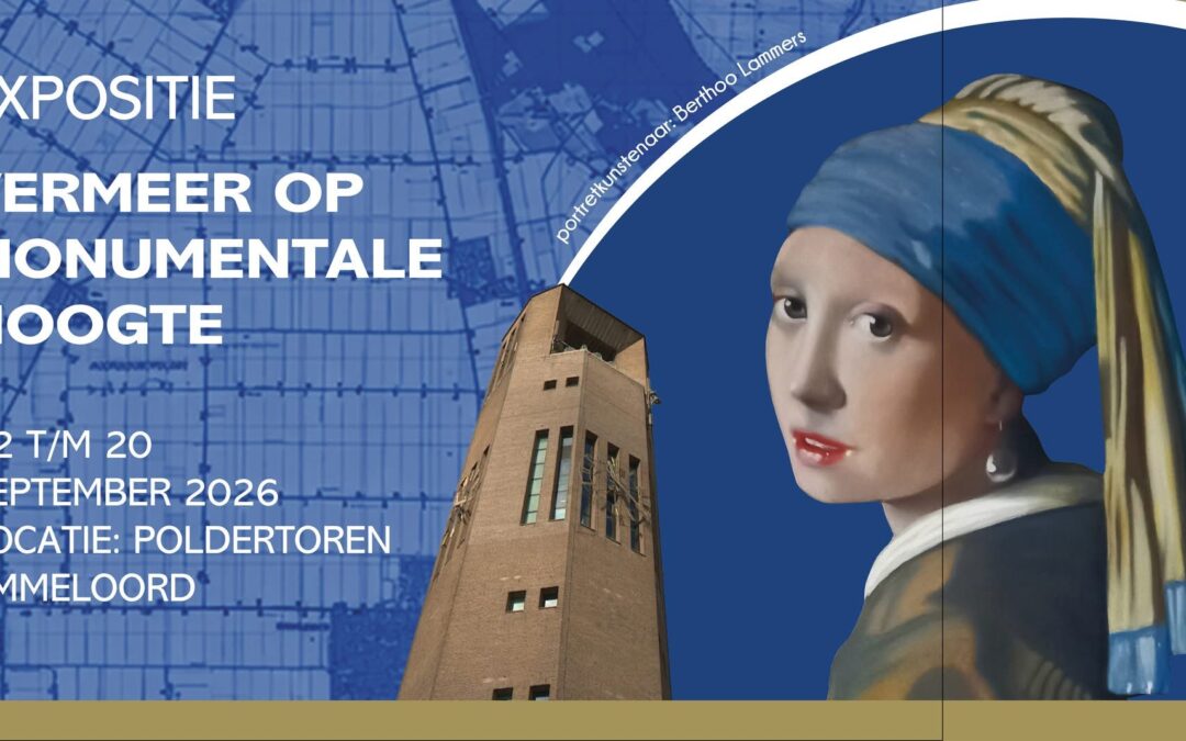 Expositie: Johannes Vermeer op monumentale hoogte in de Poldertoren
