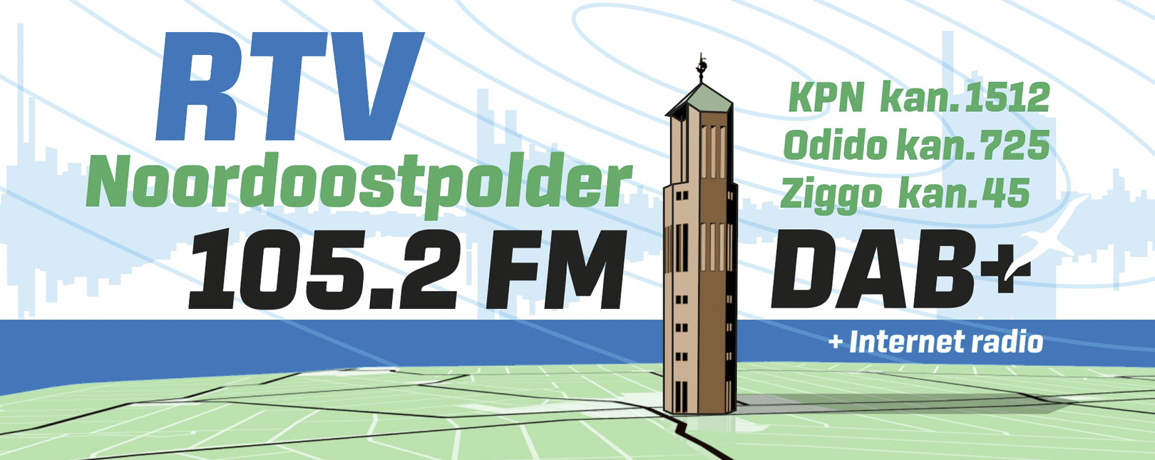 logo-RTV-Noordoostpolder-105fm-Dab4 RTV Noordoostpolder 105.2 FM en DAB+